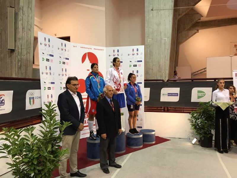 Labarbera podio campionati unione europea elite femminili 2017